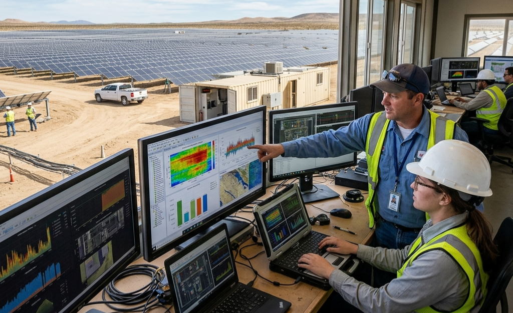 solar digital twin monitoring